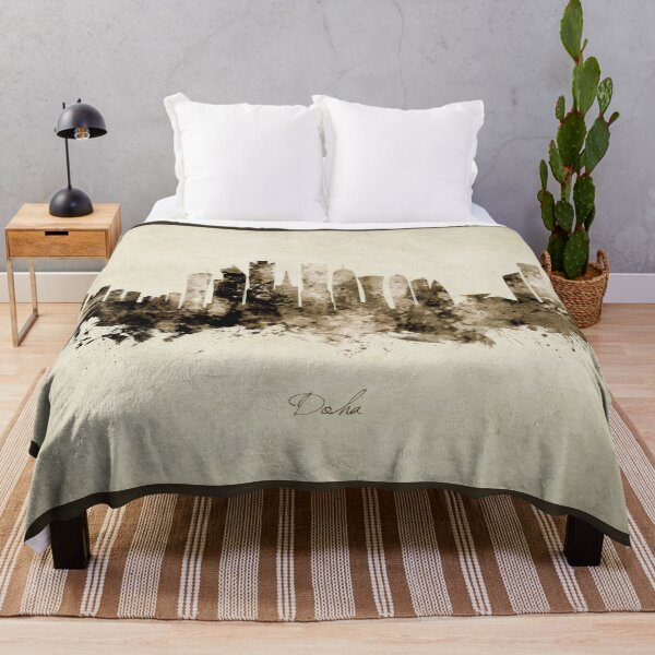 Item preview, Doha Qatar Skyline designed and sold by ArtPrints.