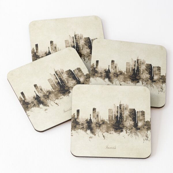 Item preview, Manila Philippines Skyline designed and sold by ArtPrints.