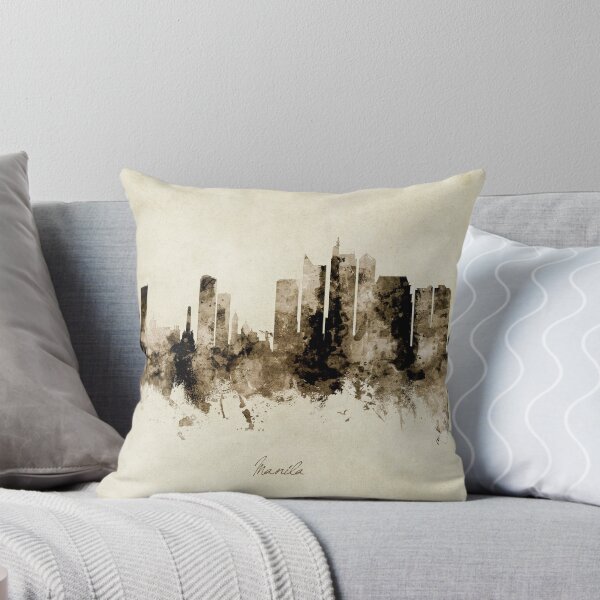 Artikelvorschau, Manila Philippines Skyline entworfen und verkauft von ArtPrints.