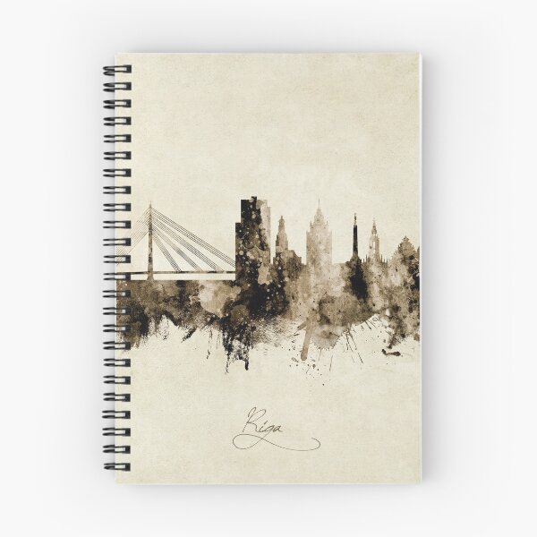 Item preview, Riga Latvia Skyline designed and sold by ArtPrints.