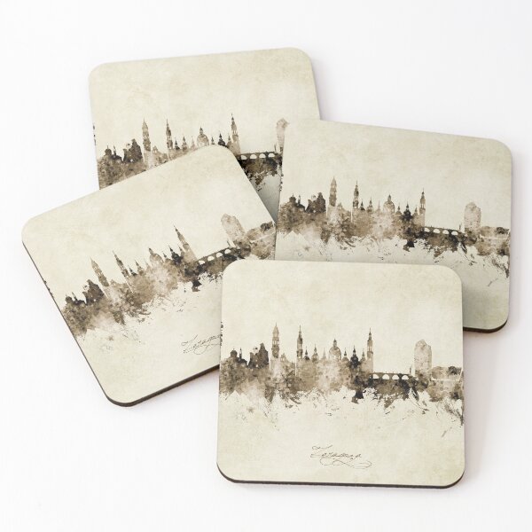 Item preview, Zaragoza Spain Skyline designed and sold by ArtPrints.