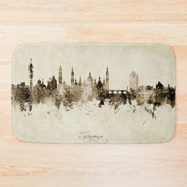 Item preview, Zaragoza Spain Skyline designed and sold by ArtPrints.