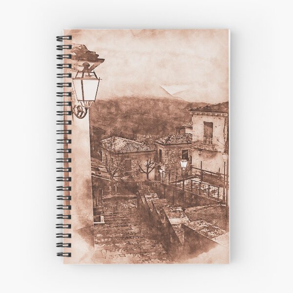 Item preview, Caramanico, an ancient italian town designed and sold by AM FineArtPrints.