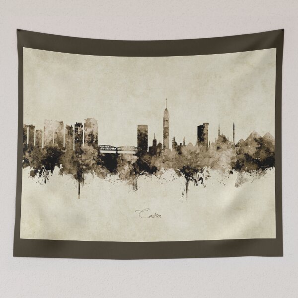 Item preview, Cairo Egypt Skyline designed and sold by ArtPrints.