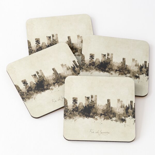 Item preview, Rio de Janeiro Brazil Skyline designed and sold by ArtPrints.