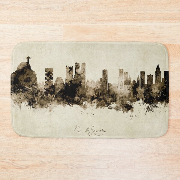 Item preview, Rio de Janeiro Brazil Skyline designed and sold by ArtPrints.