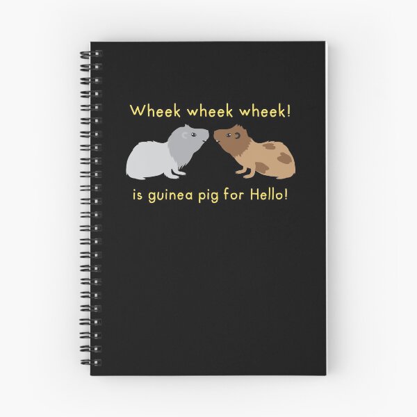 Item preview, Wheek wheek is guinea pig for Hello! designed and sold by jazzydevil.