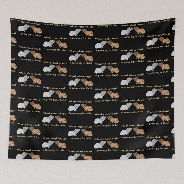 Item preview, Wheek wheek is guinea pig for Hello! designed and sold by jazzydevil.