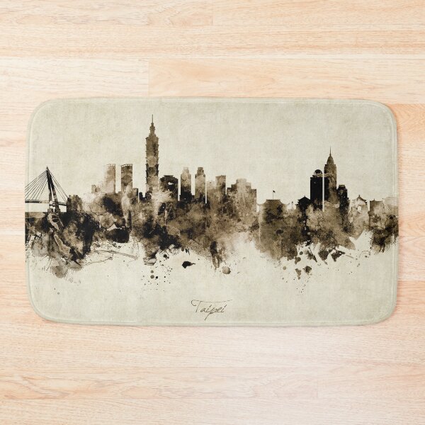 Item preview, Taipei Taiwan Skyline designed and sold by ArtPrints.