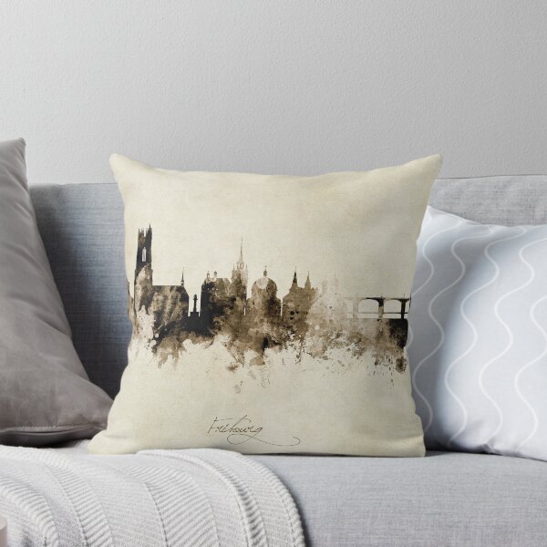 Item preview, Fribourg Switzerland Skyline designed and sold by ArtPrints.