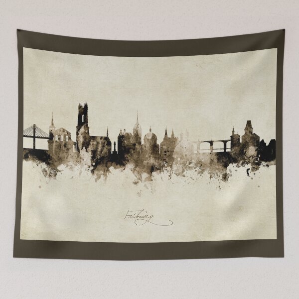 Item preview, Fribourg Switzerland Skyline designed and sold by ArtPrints.