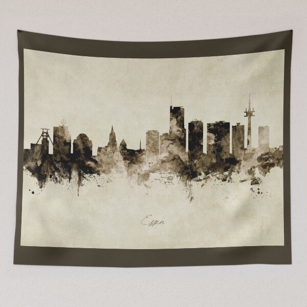Item preview, Essen Germany Skyline designed and sold by ArtPrints.