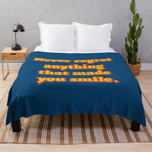 Item preview, Never regret anything that made you smile. designed and sold by Wisdom-T.