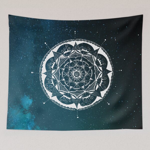 Item preview, Mandala en el Universo, pintada a mano designed and sold by Seelenreisende.