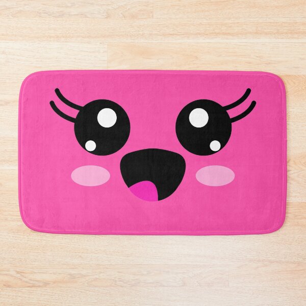 Item preview, Kawaii face 2, vivid pink designed and sold by EvieWoj.