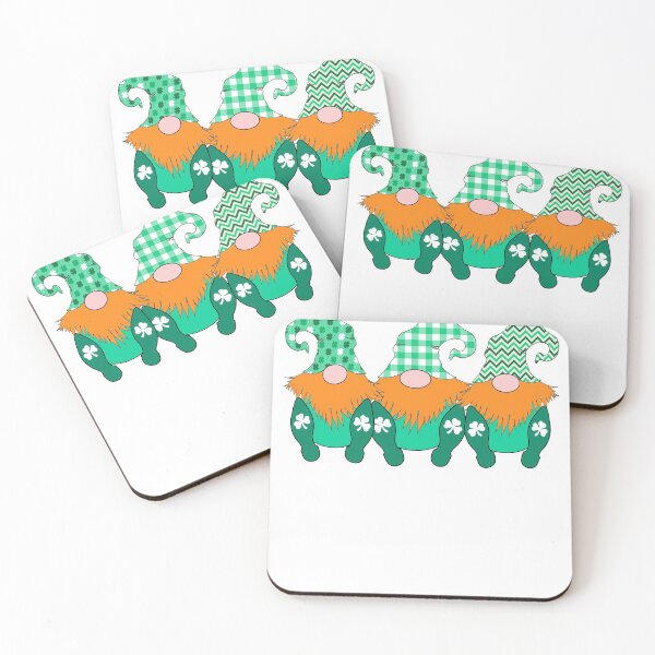 Item preview, 3 Cute Irish Gnomes Leprechauns St. Patrick's Day designed and sold by funnytshirtemp.