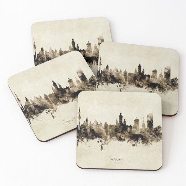 Item preview, Leipzig Germany Skyline designed and sold by ArtPrints.