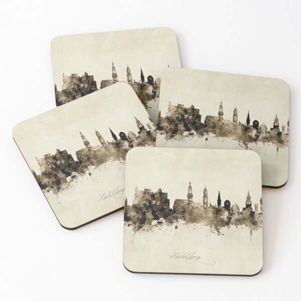 Item preview, Heidelberg Germany Skyline designed and sold by ArtPrints.