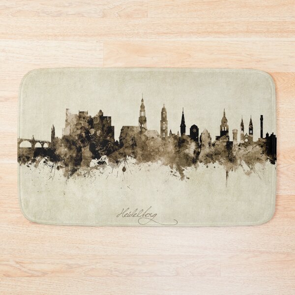 Item preview, Heidelberg Germany Skyline designed and sold by ArtPrints.