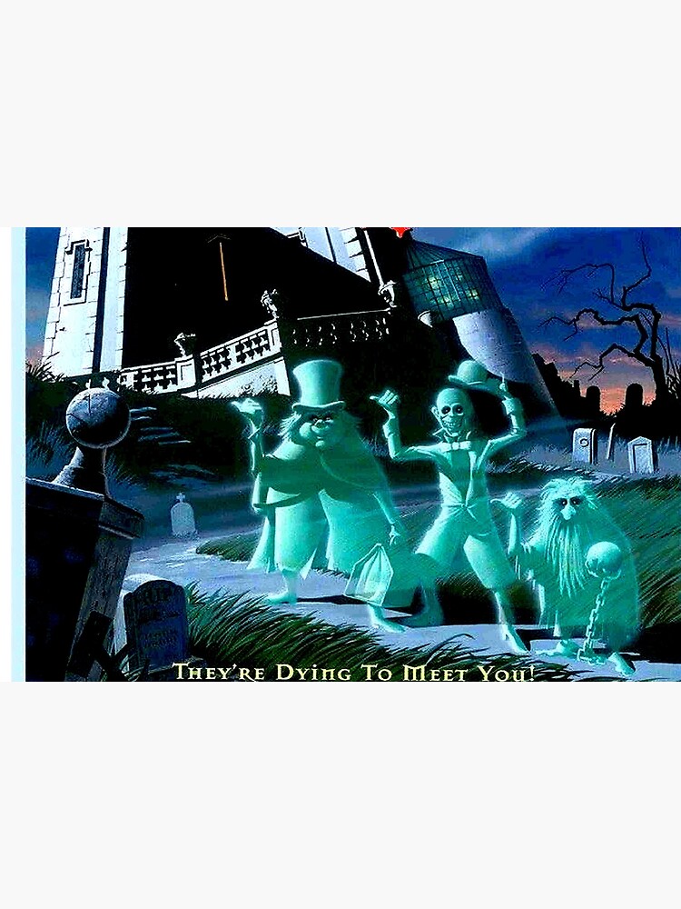 HAUNTED MANSION : Vintage Ghosts Advertising Print by posterbobs