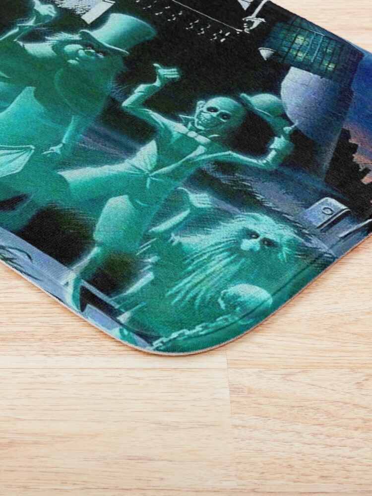 Alternate view of HAUNTED MANSION : Vintage Ghosts Advertising Print Bath Mat