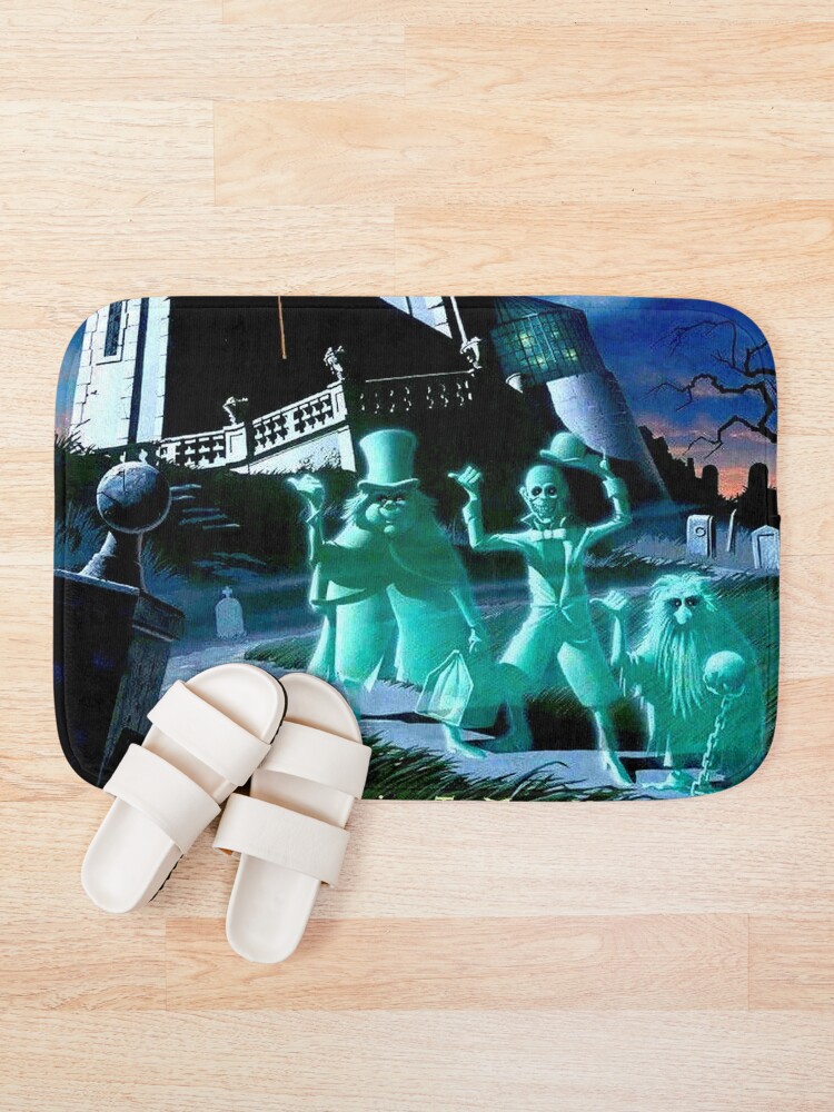Alternate view of HAUNTED MANSION : Vintage Ghosts Advertising Print Bath Mat