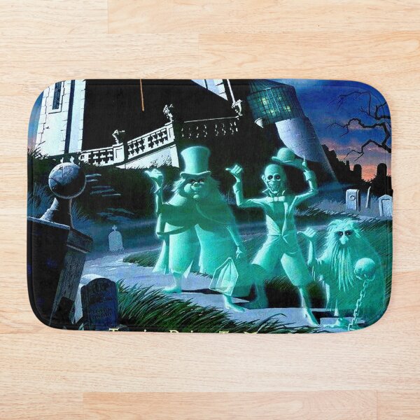 HAUNTED MANSION : Vintage Ghosts Advertising Print Bath Mat
