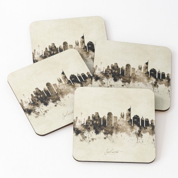 Item preview, Jakarta Skyline Indonesia designed and sold by ArtPrints.