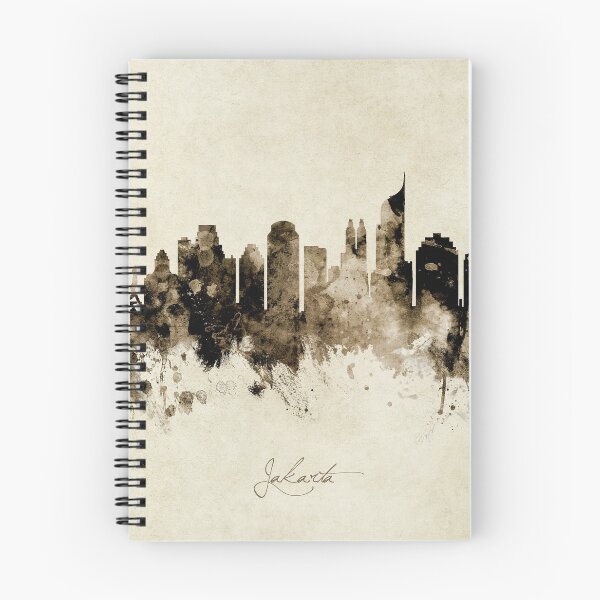 Item preview, Jakarta Skyline Indonesia designed and sold by ArtPrints.