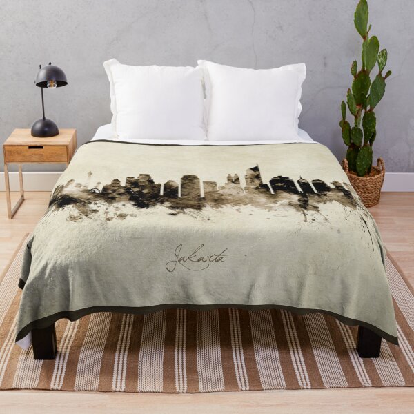 Item preview, Jakarta Skyline Indonesia designed and sold by ArtPrints.