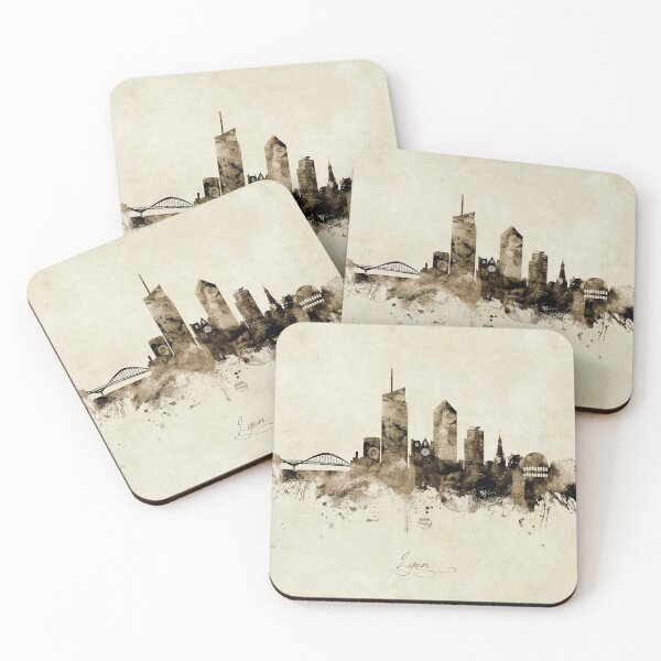Item preview, Lyon France Skyline designed and sold by ArtPrints.