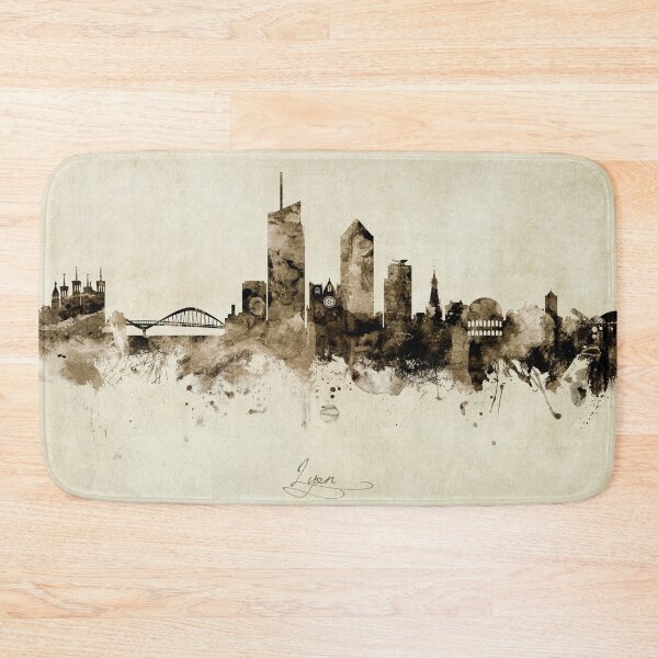 Item preview, Lyon France Skyline designed and sold by ArtPrints.