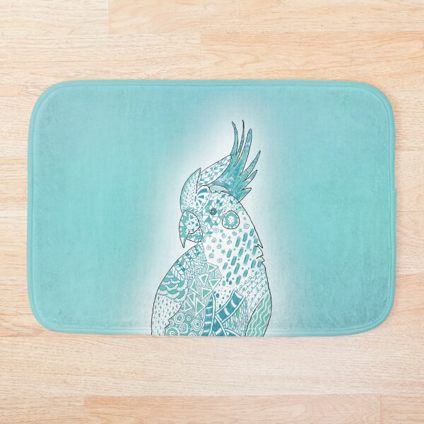Item preview, Lindo dibujo de turquesa cacatúa designed and sold by Jwillart.