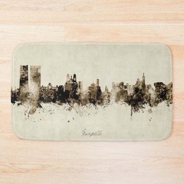 Item preview, Marseille France Skyline designed and sold by ArtPrints.