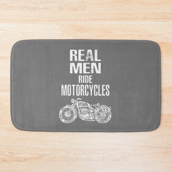 Item preview, Real Men Ride Motorcycles designed and sold by overstyle.