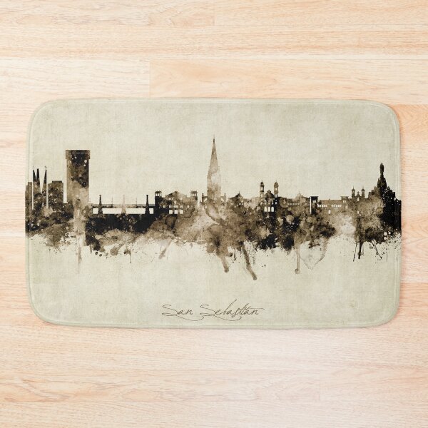 Item preview, San Sebastian Spain Skyline designed and sold by ArtPrints.