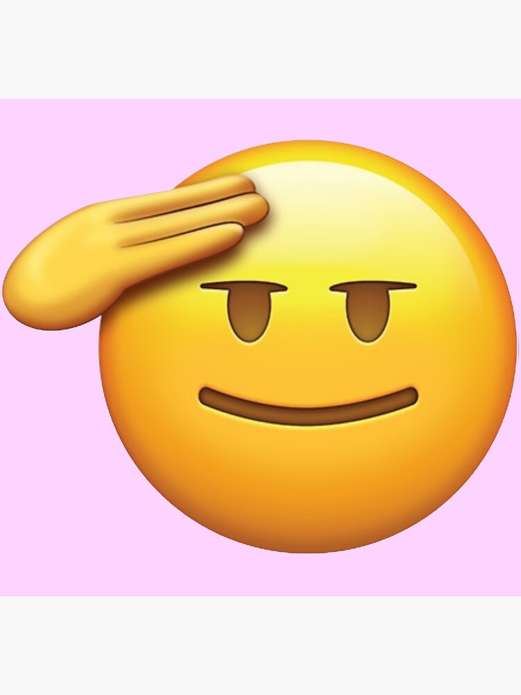 emoji salute