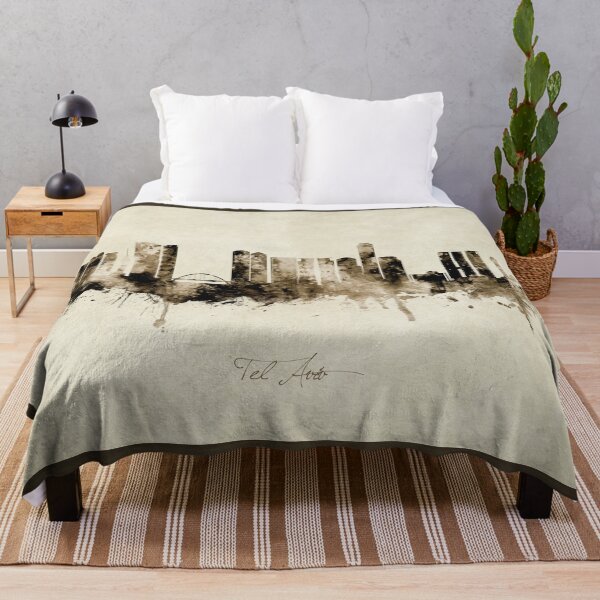 Item preview, Tel Aviv Israel Skyline designed and sold by ArtPrints.