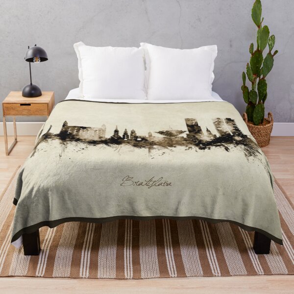 Item preview, Bratislava Slovakia Skyline designed and sold by ArtPrints.