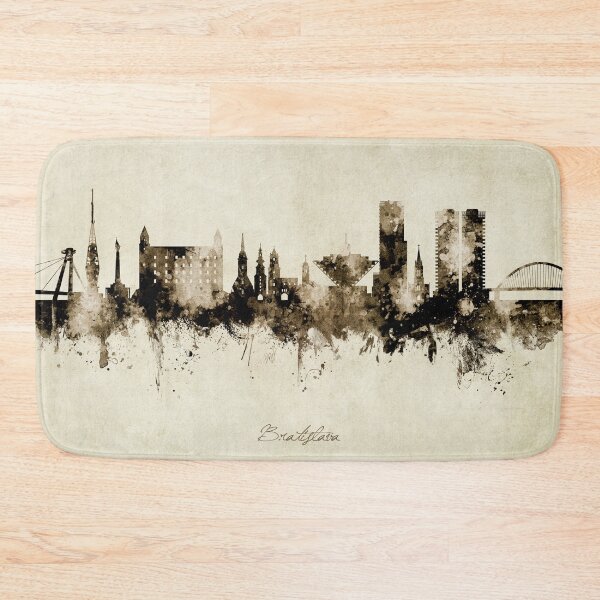 Item preview, Bratislava Slovakia Skyline designed and sold by ArtPrints.