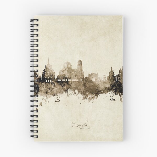 Item preview, Sofia Bulgaria Skyline designed and sold by ArtPrints.
