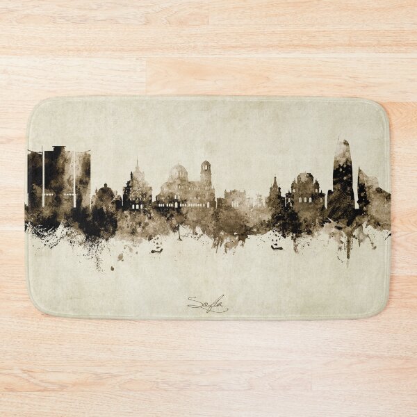 Item preview, Sofia Bulgaria Skyline designed and sold by ArtPrints.