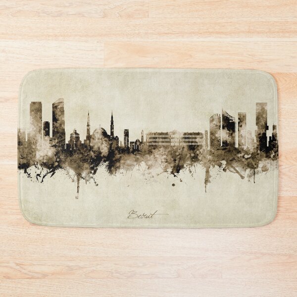 Item preview, Beirut Lebanon Skyline designed and sold by ArtPrints.