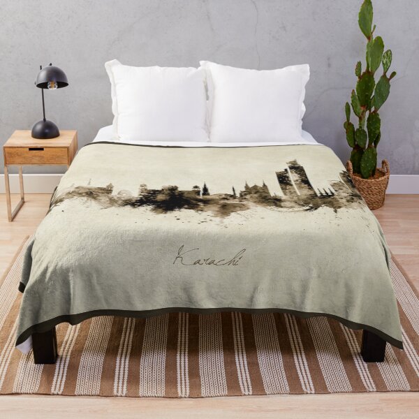 Item preview, Karachi Pakistan Skyline designed and sold by ArtPrints.