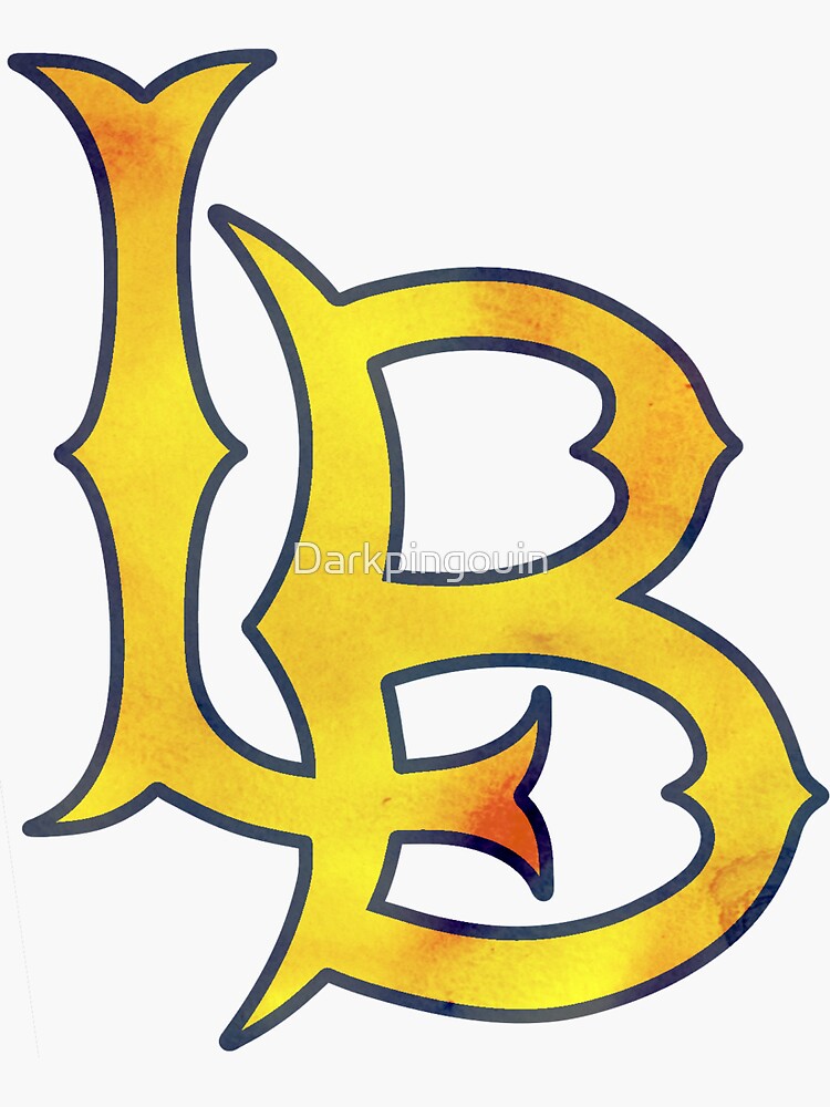 "Long Beach State" Sticker for Sale by Darkpingouin Redbubble