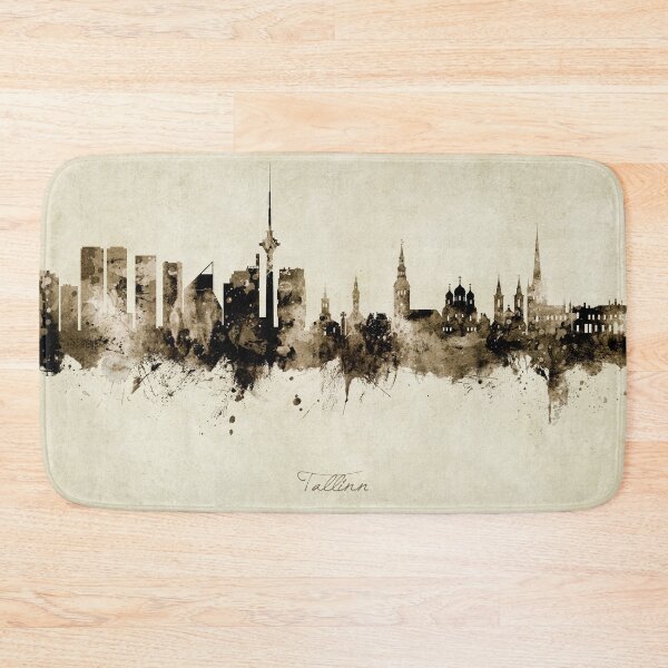 Item preview, Tallinn Estonia Skyline designed and sold by ArtPrints.