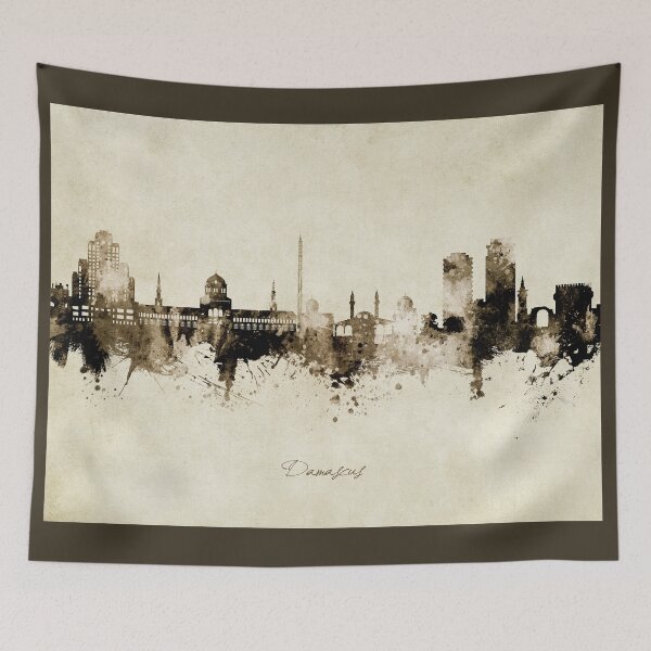 Item preview, Damascus Syria Skyline designed and sold by ArtPrints.