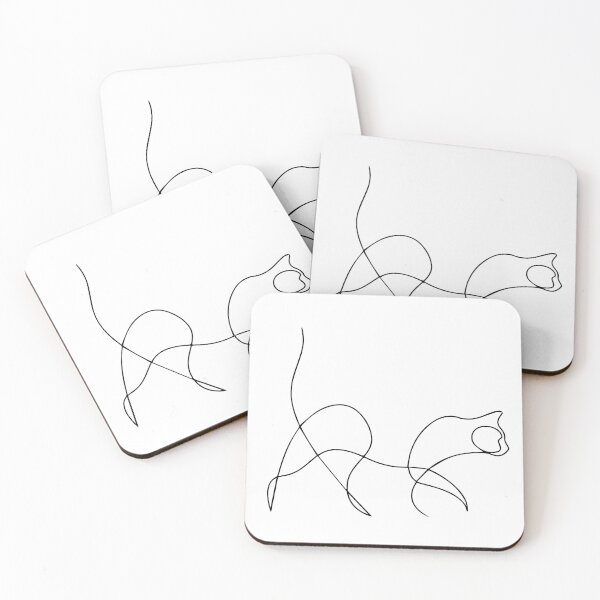Item preview, Cat - One Line - One line - One line - Line drawing designed and sold by Stolziiio.