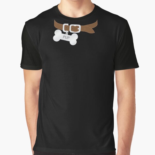 Pup's Dog Collar Graphic T-Shirt