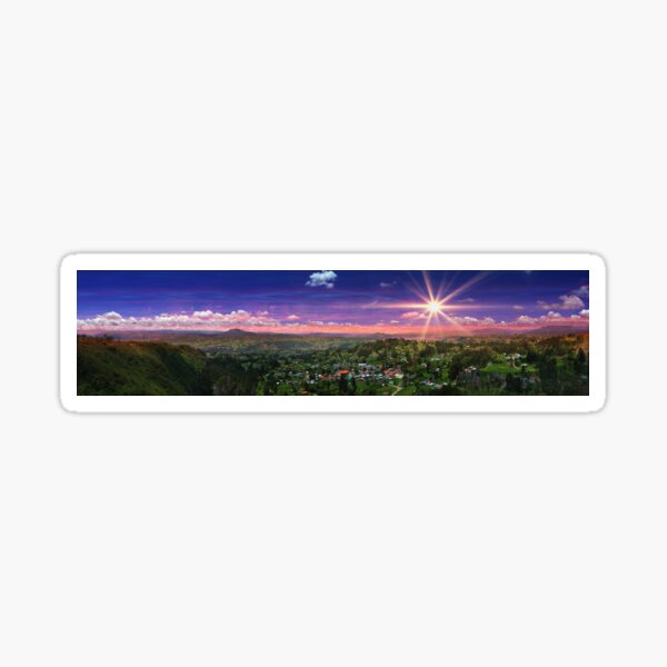 Panorama From Pachamama VI Sticker